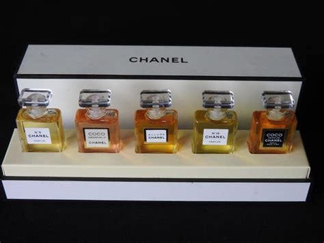 chanel perfume set mini|chanel miniature perfume set price.